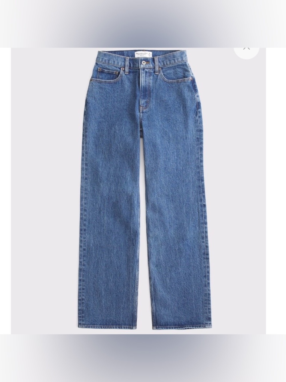 Abercrombie & Fitch Women's 90’S Relaxed Jean Dark Wash High Rise Size 28 - Picture 3 of 16